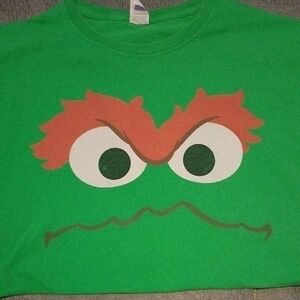 Sesame Street Green Graphic Tee